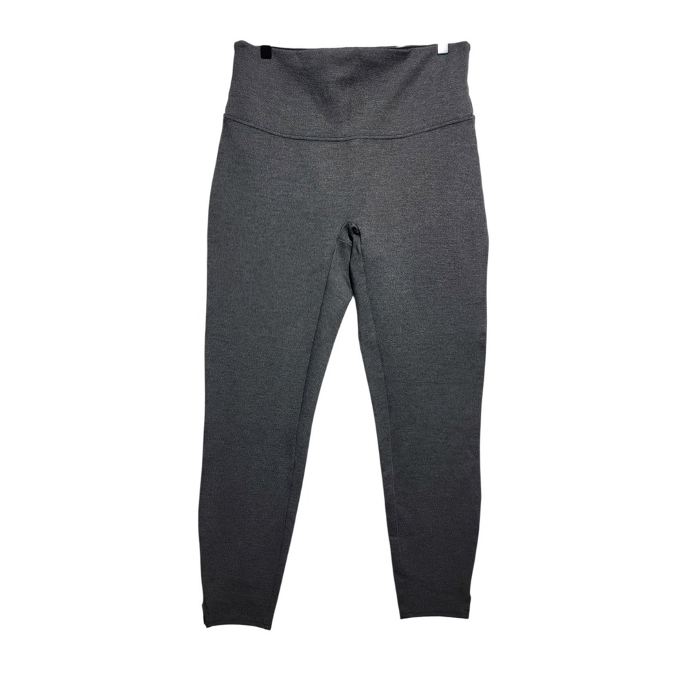 Spanx Ponte Ankle-Length‎ Slimming Leggings Womens Size Large Gray